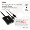 CLUB3D Mini DisplayPort na Dual Link DVI, wersja HDCP OFF dla wyświetlaczy Apple Cinema Active Adapter