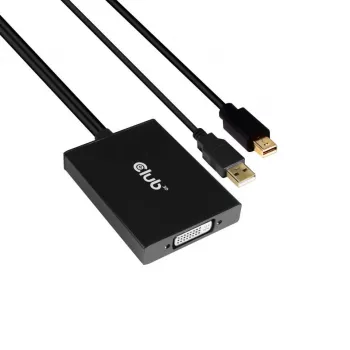 Aktywny adapter MiniDisplayPort 1.2a do Dual Link DVI-D CLUB3D CAC-1130