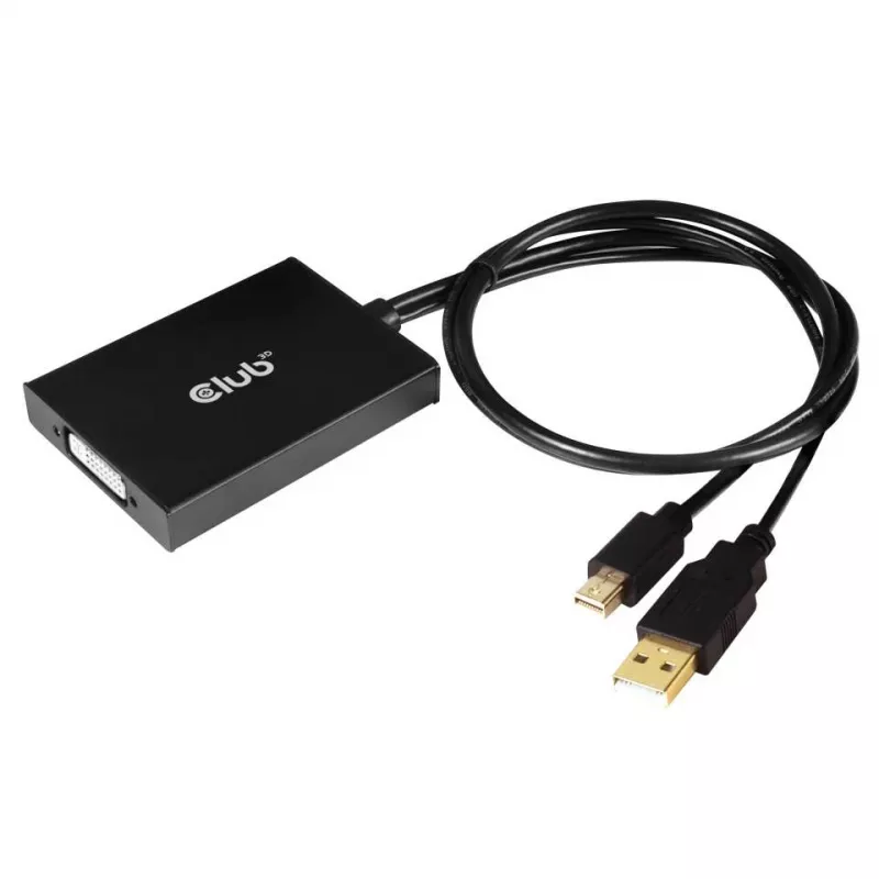 Aktywny adapter MiniDisplayPort 1.2a do Dual Link DVI-D CLUB3D CAC-1130