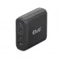 CLUB3D Travel Charger 100W technologia GaN, cztery porty USB Type-A (2x) i Type-C (2x), obsługa Power Delivery (PD) 3.0
