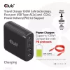 CLUB3D Travel Charger 100W technologia GaN, cztery porty USB Type-A (2x) i Type-C (2x), obsługa Power Delivery (PD) 3.0