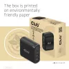 CLUB3D Travel Charger 100W technologia GaN, cztery porty USB Type-A (2x) i Type-C (2x), obsługa Power Delivery (PD) 3.0