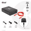 CLUB3D Ładowarka podróżna 132W, technologia GaN, cztery porty USB Type-A i -C, obsługa Power Delivery (PD) 3.0