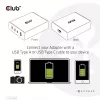 CLUB3D Ładowarka podróżna 132W, technologia GaN, cztery porty USB Type-A i -C, obsługa Power Delivery (PD) 3.0
