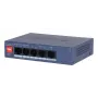 Przełącznik sieciowy Dahua Technology CS4005-4ET1GT-36 zarządzalny L2 Gigabit Ethernet (10/100/1000) Power over Ethernet (PoE) Niebieski