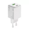MediaRange MRMA113-2 USB-C 45W AC ładowarka sieciowa do smartfonów i tabletów, biała, wejście 100–240 V