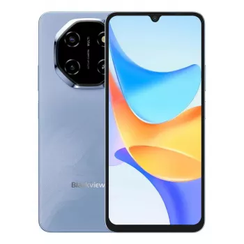 Smartphone BLACKVIEW SHARK 6 — 6.88 cala (17,5 cm), Unisoc T8100 2 GHz, 4 GB RAM, 128 GB, podwójny aparat 16 MP, 5000 mAh, Android 15, hybrydowy Dual SIM, niebieski