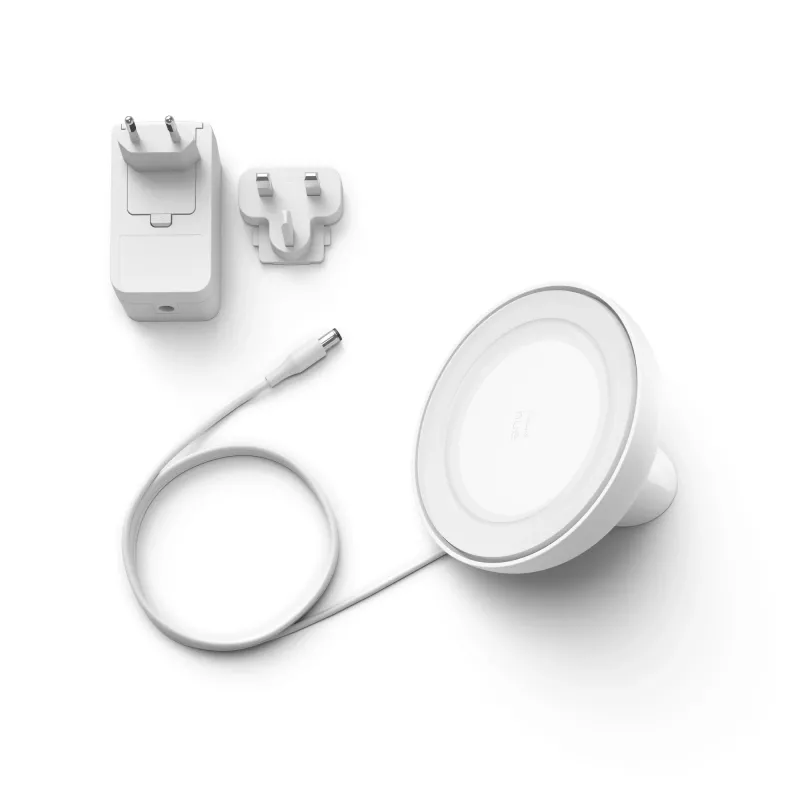 Philips Hue biały and colour ambience Bloom lampa stołowa, Inteligentna lampa stołowa, ZigBee, Biały, Zintegrowana dioda LED, Metal, Niewymienne żarówki