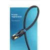 Vention Cat.8 SFTP Patch kabel 0.5M Czarny RJ-45 Złocenie