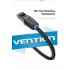Vention Cat.8 SFTP Patch kabel 0.5M Czarny RJ-45 Złocenie