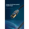 Vention Cat.8 SFTP Patch kabel 0.5M Czarny RJ-45 Złocenie