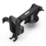 Uchwyt samochodowy na telefon Vention KCOB0 — automatycznie zaciskająca się przyssawka, uchwyt zaciskowy do smartfonów, czarny, szerokość 73 mm, wysokość 117,6 mm