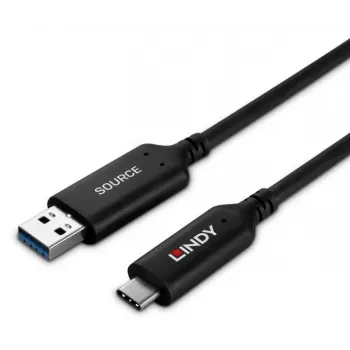 Lindy 25m USB 3.2 Gen 1 Typ A do C kabel hybrydowy światłowodowy