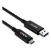 Lindy 25m USB 3.2 Gen 1 Typ A do C kabel hybrydowy światłowodowy