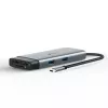 Hub USB typu C TP-Link UH7021C — HDMI, USB 3.2 Gen1, USB 2.0, SD/microSD, 5000 Mbit/s, aluminium, czarny