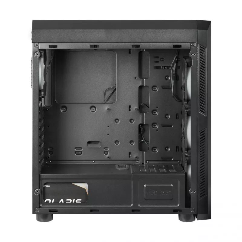 Obudowa PC CHIEFTEC Scorpion 3 GL-03B-OP — Tower ATX/Micro-ATX/Mini-ITX, szkło hartowane, 3×120 mm wentylatory przednie