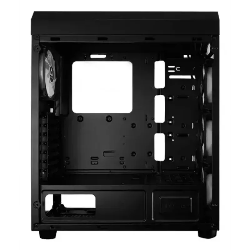 Obudowa PC Midi Tower CHIEFTEC SCORPION 3 GL-03B-UC-OP — czarna, szkło hartowane, ATX/Micro-ATX, 3x120mm przód + 1x120mm tył wentylatory