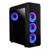 Obudowa PC Midi Tower CHIEFTEC SCORPION 3 GL-03B-UC-OP — czarna, szkło hartowane, ATX/Micro-ATX, 3x120mm przód + 1x120mm tył wentylatory