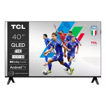 TCL 40V5C 40-calowy QLED Full HD TV 1920x1080 Android TV, HDR10, 2x HDMI, Wi‑Fi, Bluetooth