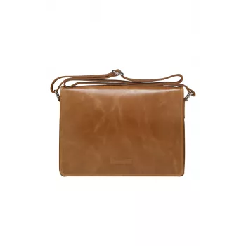 dbramante1928 Marselisborg - 14 cali - Golden tan N.E., torba kurierska, 35,6 cm (14 cali), pasek na ramię, 1,24 kg