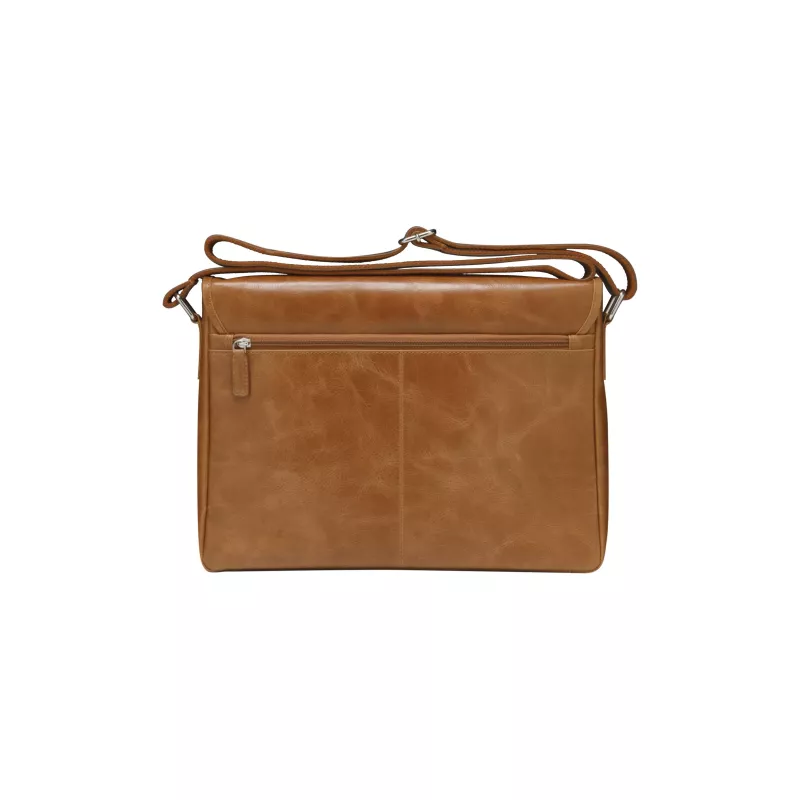 dbramante1928 Marselisborg - 14 cali - Golden tan N.E., torba kurierska, 35,6 cm (14 cali), pasek na ramię, 1,24 kg