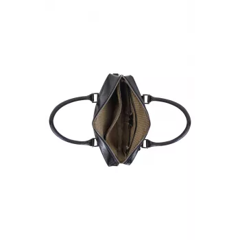 dbramante1928 Rosenborg - 14 cali - Czarna N.E., Aktówka, 35,6 cm (14 cali), Pasek na ramię, 1,05 kg