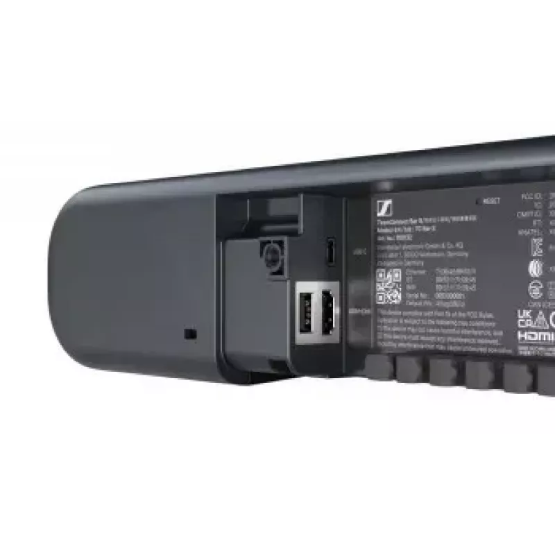 Mikrofon Sennheiser TEAMCONNECT BAR S VIDEO BAR — zintegrowane głośniki, redukcja szumów, USB/plug-and-play