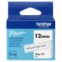 Taśma do drukarek etykiet Brother BTAG-135 Biały na przezroczystym 1.2 cm 4 m