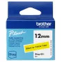 Taśma do etykietowania Brother BTAG-631 Czarny na żółtym 1,2 cm 4 m