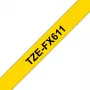 Taśma do drukarki etykiet Brother TZE-FX611 Czarny na żółtym