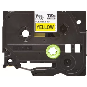 Taśma do drukarki etykiet Brother TZE-FX621 Czarny na żółtym