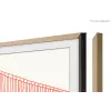 Ramka TV Samsung VG-SCFA55TKBXC — tworzywo sztuczne z wykończeniem drewnopodobnym, elementy 35,6×1241,1×17,7 mm i 24,6×714,2×17,7 mm, waga 430 g