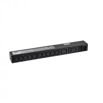 APC RACK PDU BASIC 1 U 16A 230V listwa zasilająca (PDU) 12 gniazd AC 0U/1U Czarny