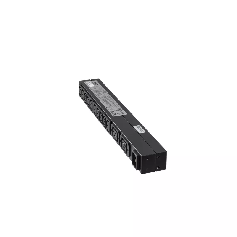 APC RACK PDU BASIC 1 U 16A 230V listwa zasilająca (PDU) 12 gniazd AC 0U/1U Czarny