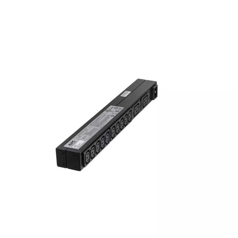APC RACK PDU BASIC 1 U 16A 230V listwa zasilająca (PDU) 12 gniazd AC 0U/1U Czarny