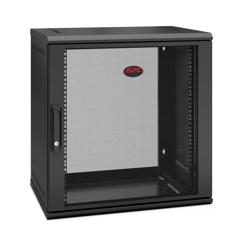 APC NetShelter WX AR112SH4 - 12U, 19-calowa szafa krosowa, montaż ścienny, wstępnie zmontowana, głębokość 400 mm