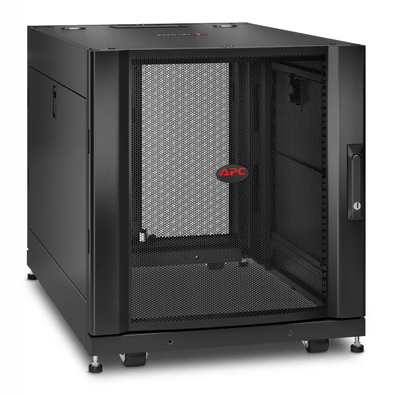 APC NetShelter SX, obudowa szafy serwerowej, 12U, czarna, 658W x 600S x 900G mm