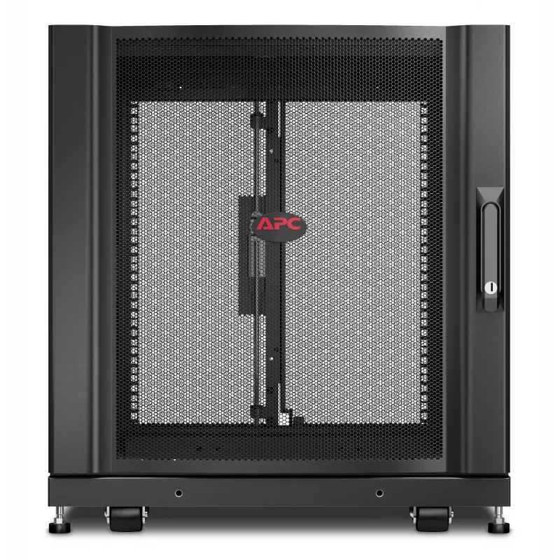 APC NetShelter SX, obudowa szafy serwerowej, 12U, czarna, 658W x 600S x 900G mm