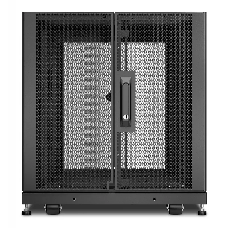 APC NetShelter SX, obudowa szafy serwerowej, 12U, czarna, 658W x 600S x 900G mm