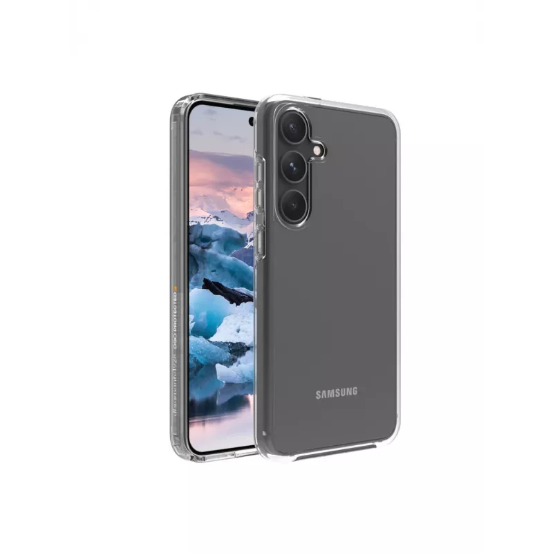 Etui dbramante1928 Galaxy S24 Transparentne monochromatyczne pochłaniające wstrząsy