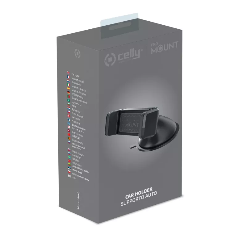 Celly MOUNTDASHBK uchwyt Uchwyt pasywny Telefon komórkowy/Smartfon Czarny