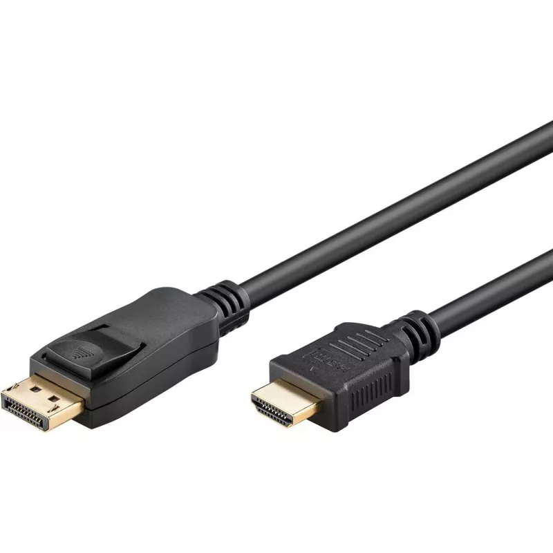adapter kablowya Goobay DisplayPort na HDMI 5 m Złącze 1 DisplayPort Złącze 2 HDMI Typ A