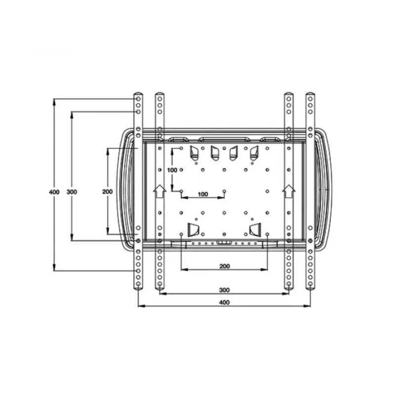 Uchwyt montażowy Multibrackets M VESA Super cienki Tilt & Turn