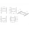 Uchwyt montażowy Multibrackets M VESA Super cienki Tilt & Turn