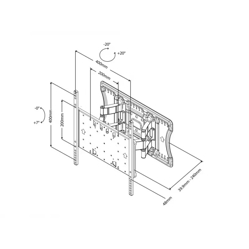 M VESA Super cienki Tilt & Turn HD (Heavy Duty) kończy erę nieporęcznych i ciężkich ramion potrzebnych do odchylania, obracania i pochylania. Jeśli Twoim celem jest znalezienie dyskretnego partnera dla nowego telewizora LED lub OLED, w lekkim, super wytrzymałym rozwiązaniu, niewidocznym z żadnej strony, a jednocześnie zapewniającym maksymalną elastyczność, to M VESA Super cienki Tilt & Turn HD…