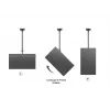 Multibrackets M Public Ceilingmount Medium Single 3000, 30 kg, 81,3 cm (32 cale), 139,7 cm (55 cali), 200 x 100 mm, 400 x 400 mm, 860 - 3130 mm