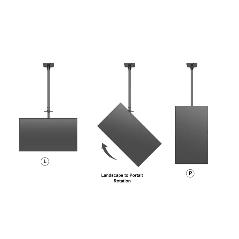 Multibrackets M Public Ceilingmount Medium Single 3000, 30 kg, 81,3 cm (32 cale), 139,7 cm (55 cali), 200 x 100 mm, 400 x 400 mm, 860 - 3130 mm
