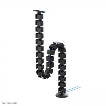 Uchwyt-organizator do kabli Neomounts ADS06-130BL montowany na śruby, czarny, segmenty 130 mm