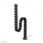 Uchwyt-organizator do kabli Neomounts ADS06-130BL montowany na śruby, czarny, segmenty 130 mm