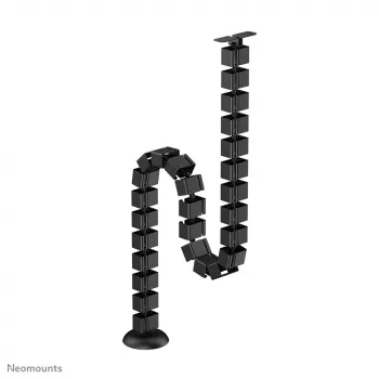 Uchwyt-organizator do kabli Neomounts ADS06-130BL montowany na śruby, czarny, segmenty 130 mm